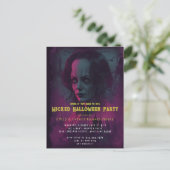 Invitation de fête de clown de cirque maléfique Ha (Debout devant)