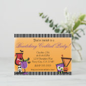 Invitation de fête de cocktail ensorcelante d'Hall (Debout devant)