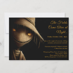 Invitation de fête de costume d'Halloween Ombres d