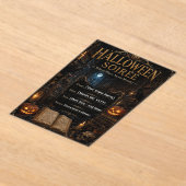 Invitation de fête de costume gothique imprimable (Poser)