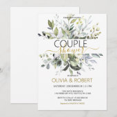 Invitation de Fête de Couple à la Verdure (Devant / Derrière)
