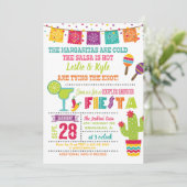 Invitation de Fête de Couple - Blanc (Debout devant)