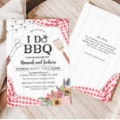 Invitation de Fête de Couple pour un BBQ de Mariag