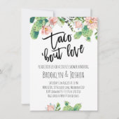 Invitation de fête de couples Cactus Taco 'bout Lo (Devant)