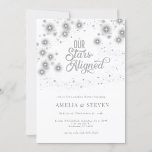 Invitation de fête de couples   Étoiles de la Gala