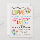 Invitation de fête de couples pour broderie Taco ' (Devant)