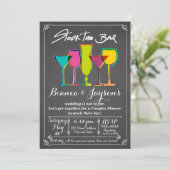 Invitation de fête de couples pour remplir le bar (Debout devant)