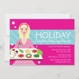 Invitation de fête de Cuisines de vacances