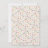 Invitation de fête de décoration de biscuits de No (Dos)