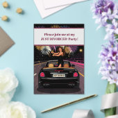 Invitation de fête de divorce célébration Juste Di (Insitu (Mariage))