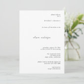 Invitation de Fête de Fiançailles à la Calligraphi (Debout devant)