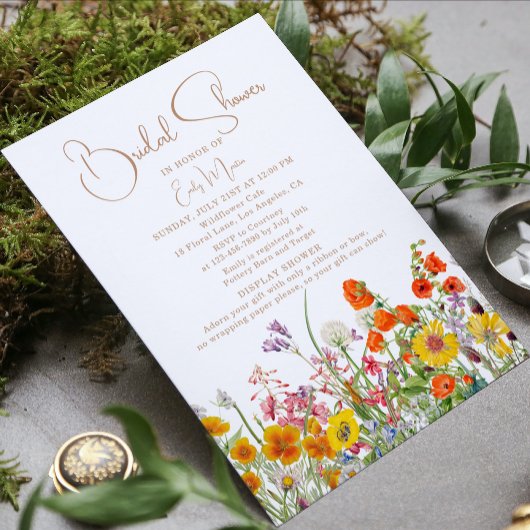 Invitation de Fête de Fiançailles avec Affichage d
