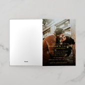 Invitation de fête de fiançailles avec photo de do (Mise à l'extérieur)