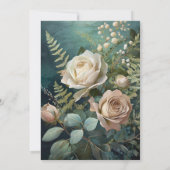 Invitation de Fête de Fiançailles dans un Jardin d (Dos)