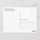 Invitation de Fête de Fiançailles de Campagne Rust (Dos)