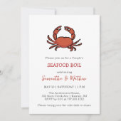 Invitation de fête de fiançailles de couple de bou (Devant)
