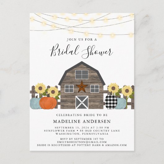 Invitation de Fête de Fiançailles de Mariage de Ca (Devant)