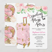 Invitation de Fête de Fiançailles de Mlle à Mme Vo (Devant / Derrière)