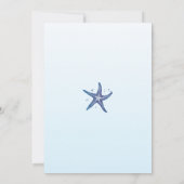 Invitation de fête de fiançailles de sirène sur la (Dos)