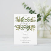 Invitation de Fête de Fiançailles de Verdure d'Euc (Debout devant)