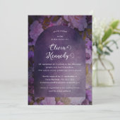 Invitation de Fête de Fiançailles Florale à l'Arch (Debout devant)