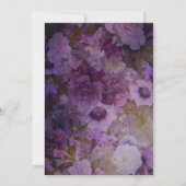 Invitation de Fête de Fiançailles Florale à l'Arch (Dos)