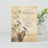 Invitation de Fête de Fiançailles Rustique avec Me (Debout devant)