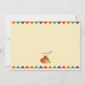 Invitation de fête de fiançailles sur le thème mex (Dos)