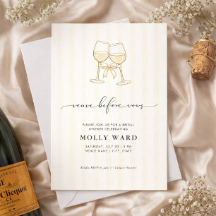 Invitation de Fête de Fiançailles Veuve Before Vow