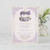 Invitation de Fête de Fiançailles Wisteria Regency (Debout devant)