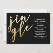 INVITATION DE FÊTE DE FIN D'ANNÉE TOUTE COULEUR - (Devant)