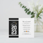 Invitation de fête de fin d'études 2024 Typographi (Debout devant)