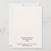 Invitation de fête de fin d'études thème golf (Dos)