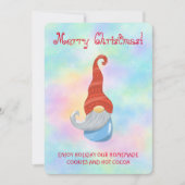 Invitation de fête de gnome amusant – Charmant et (Devant)