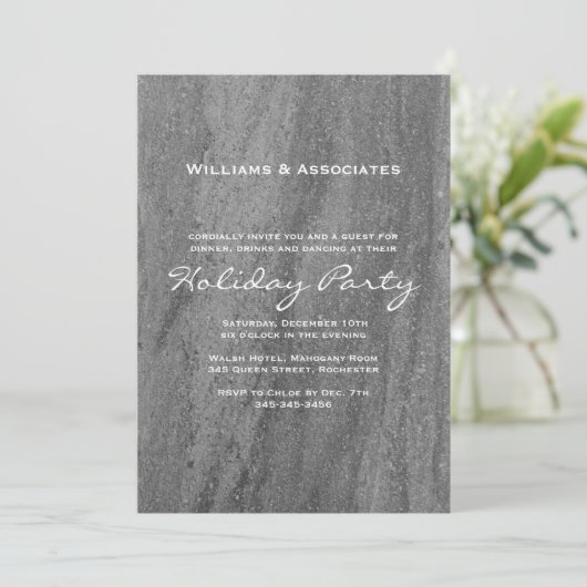 Invitation de Fête de Granite d'entreprise (Debout devant)