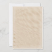 Invitation de fête de journal vintage (Dos)