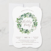 Invitation de fête de la couronne naturelle (Devant)