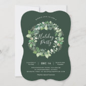 Invitation de fête de la couronne naturelle (Devant)