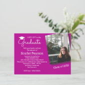 Invitation de fête de la fête de la fête de la fêt (Debout devant)