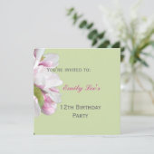 invitation de fête de la floraison des pommiers (Debout devant)