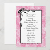 Invitation de Fête de la mariée (Devant / Derrière)