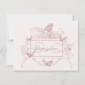 INVITATION DE FÊTE DE LA MARIÉE (Devant)