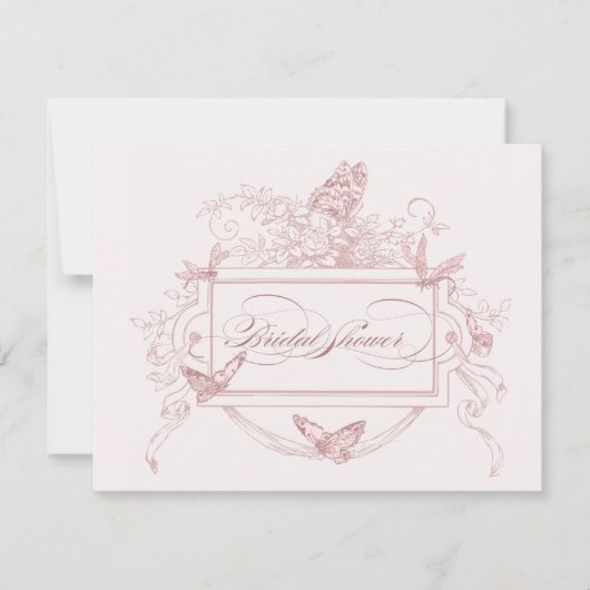 INVITATION DE FÊTE DE LA MARIÉE (Devant)