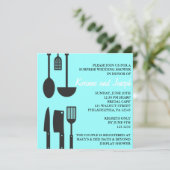 Invitation de Fête de la mariée (Debout devant)