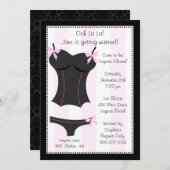 Invitation de Fête de la mariée (Devant / Derrière)