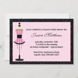 Invitation de Fête de la mariée
