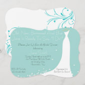 Invitation de Fête de la mariée (Devant / Derrière)