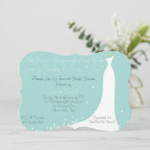 Invitation de Fête de la mariée (Debout devant)