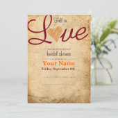 Invitation de Fête de la mariée (Debout devant)