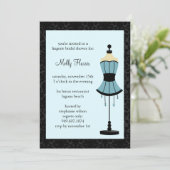 Invitation de Fête de la mariée (Debout devant)